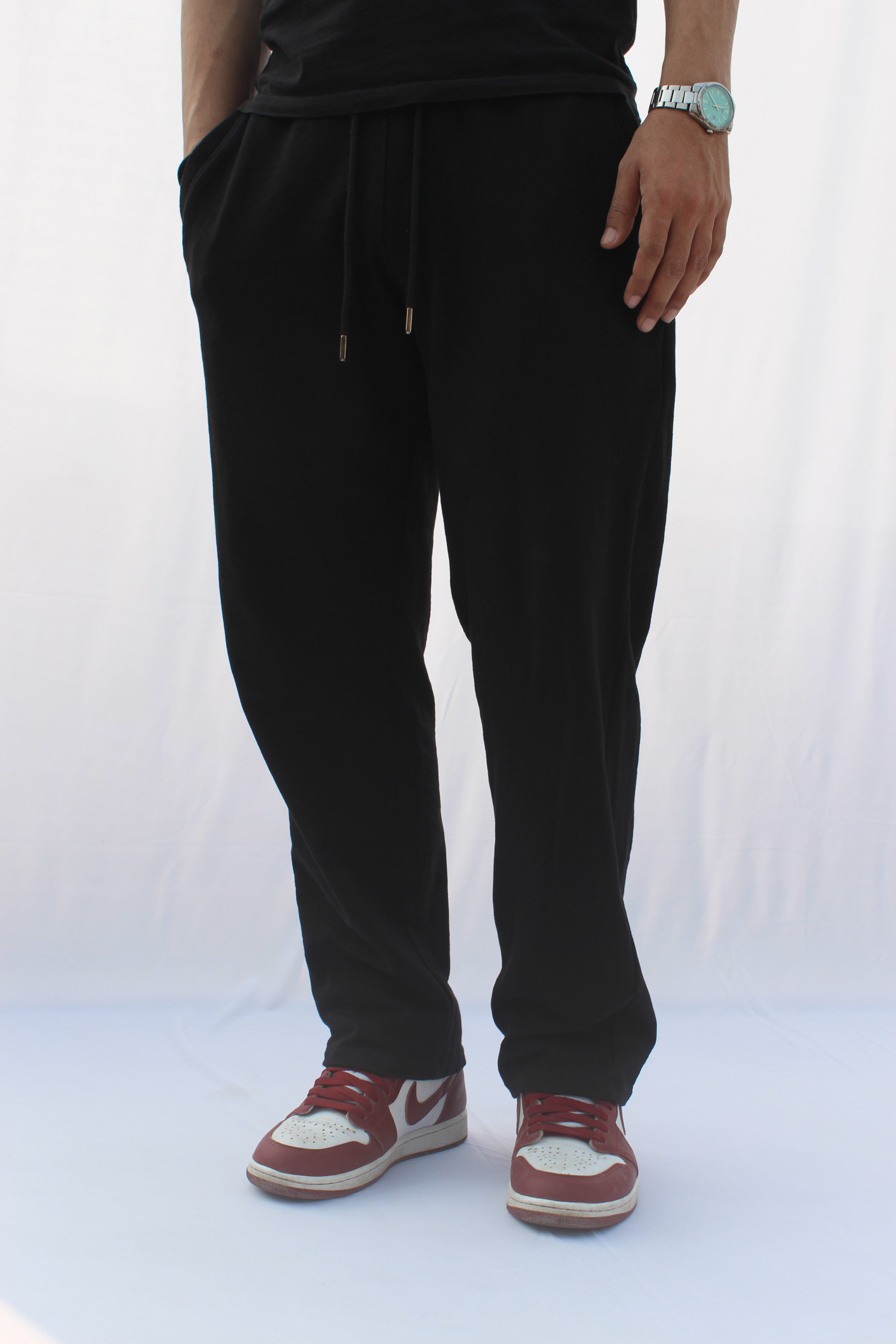 Essential Black joggers